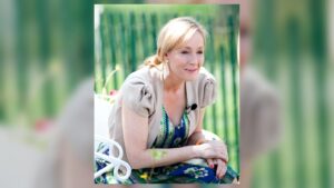 Licensed photo of J. K. Rowling for J.K. Rowling Biography