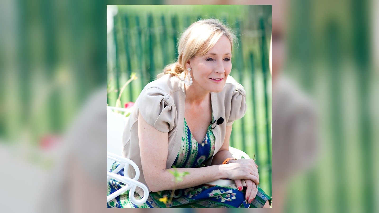 Licensed photo of J. K. Rowling for J.K. Rowling Biography
